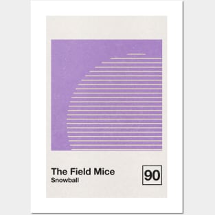 The Field Mice / Minimalist Graphic Poster Art Design Posters and Art